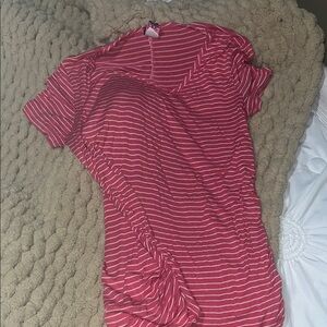 Striped Red Short Sleeve Tee